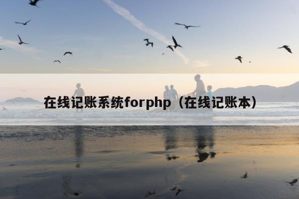 在线记账系统forphp（在线记账本）