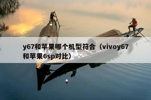 y67和苹果哪个机型符合（vivoy67和苹果6sp对比）