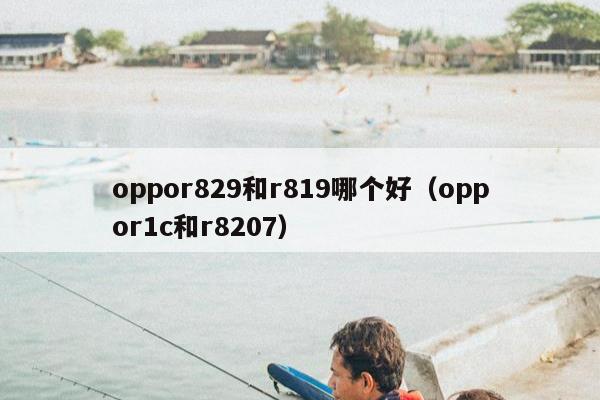 oppor829和r819哪个好（oppor1c和r8207）