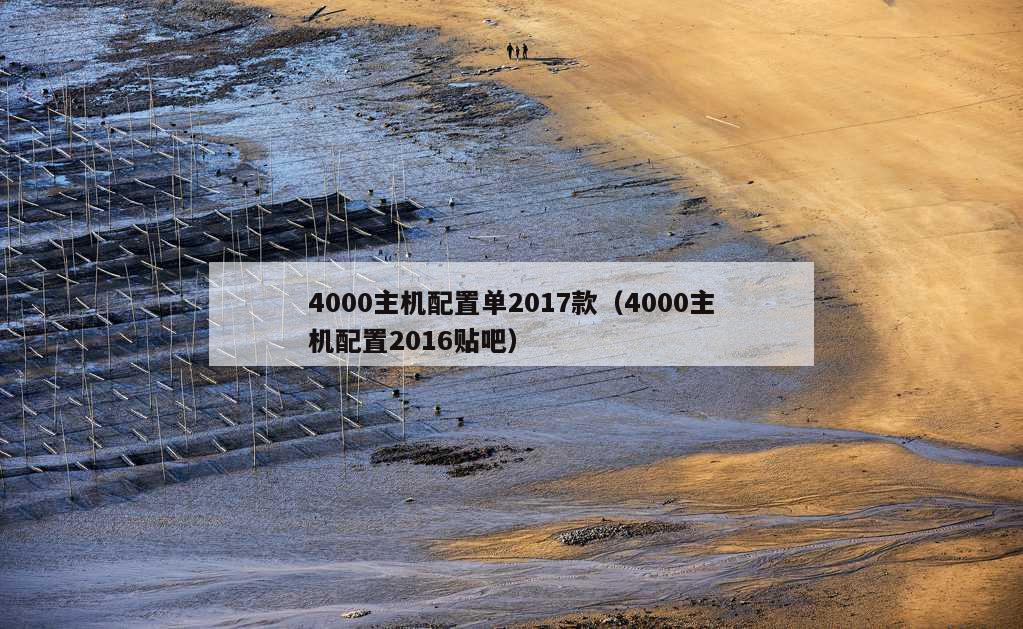 4000主机配置单2017款（4000主机配置2016贴吧）