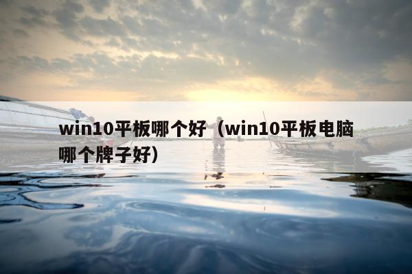 win10平板哪个好（win10平板电脑哪个牌子好）