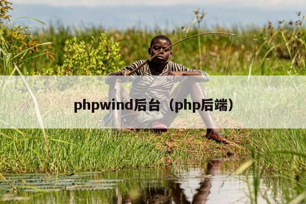 phpwind后台（php后端）