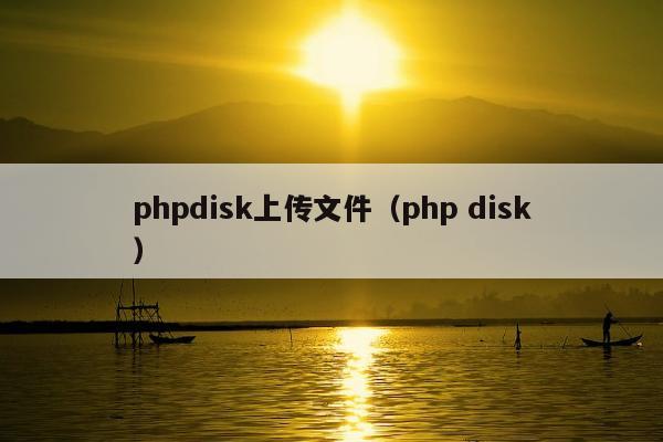 phpdisk上传文件（php disk）