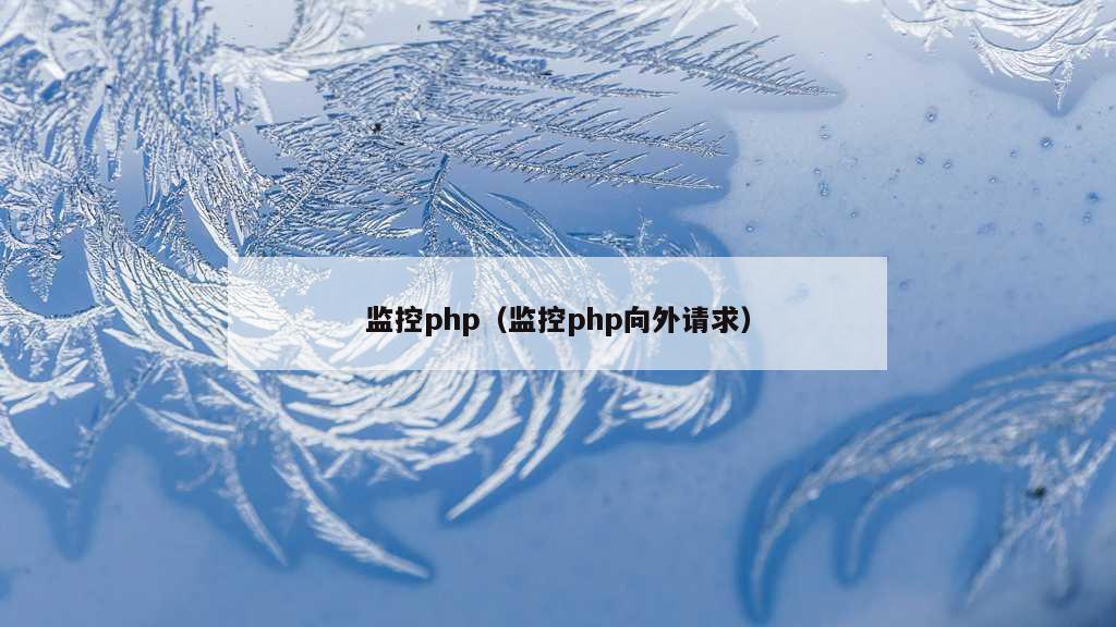 监控php（监控php向外请求）