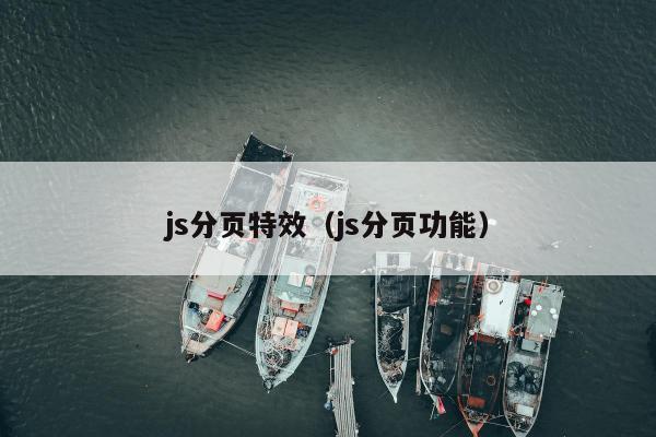 js分页特效（js分页功能）