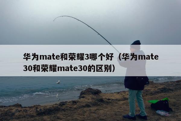 华为mate和荣耀3哪个好（华为mate30和荣耀mate30的区别）