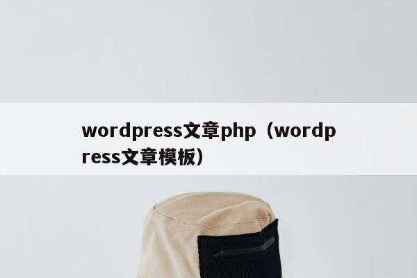 wordpress文章php（wordpress文章模板）