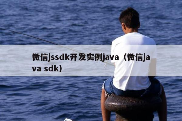 微信jssdk开发实例java（微信java sdk）