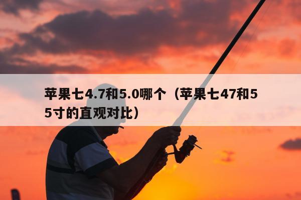 苹果七4.7和5.0哪个（苹果七47和55寸的直观对比）