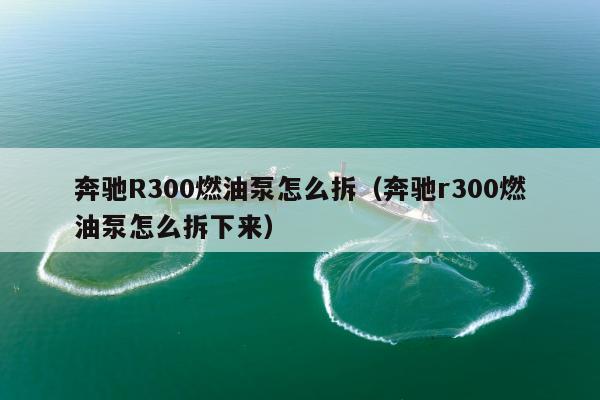 奔驰R300燃油泵怎么拆（奔驰r300燃油泵怎么拆下来）