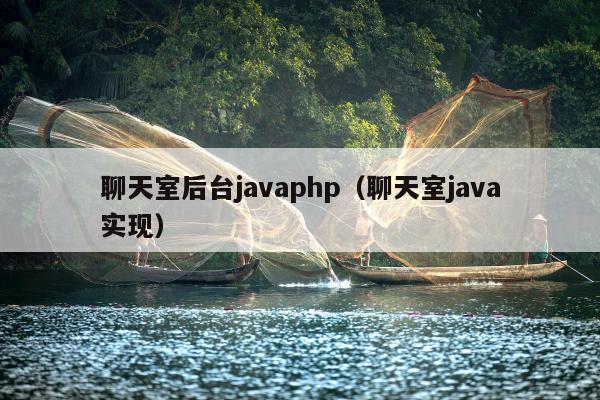 聊天室后台javaphp（聊天室java实现）