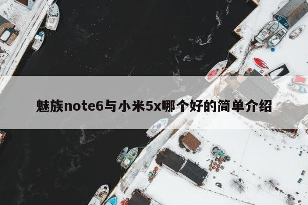 魅族note6与小米5x哪个好的简单介绍