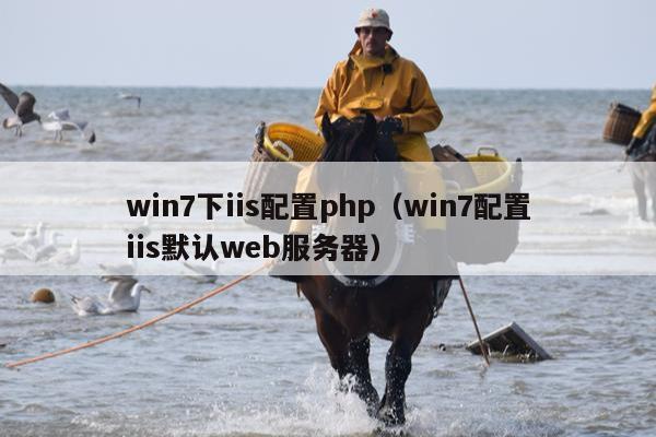 win7下iis配置php（win7配置iis默认web服务器）