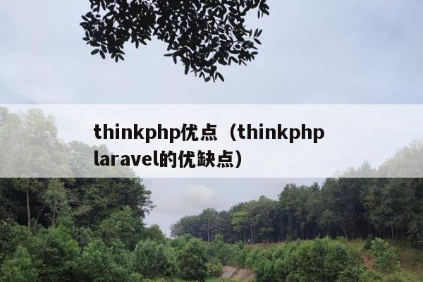 thinkphp优点（thinkphp laravel的优缺点）