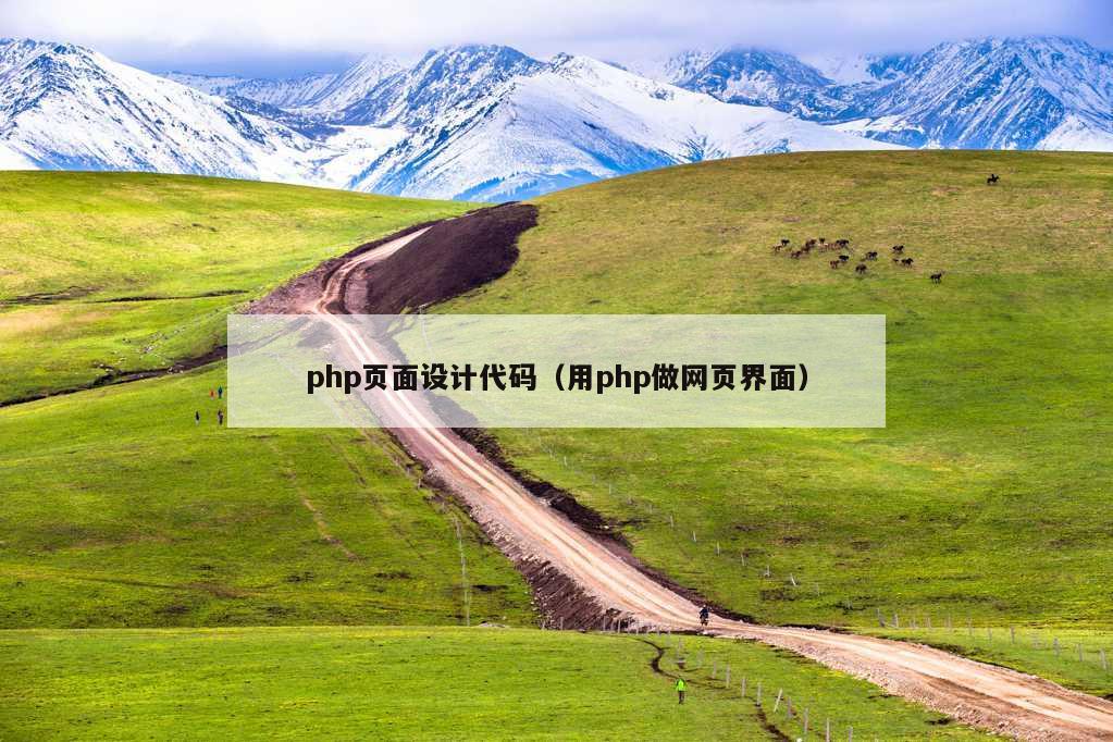 php页面设计代码（用php做网页界面）