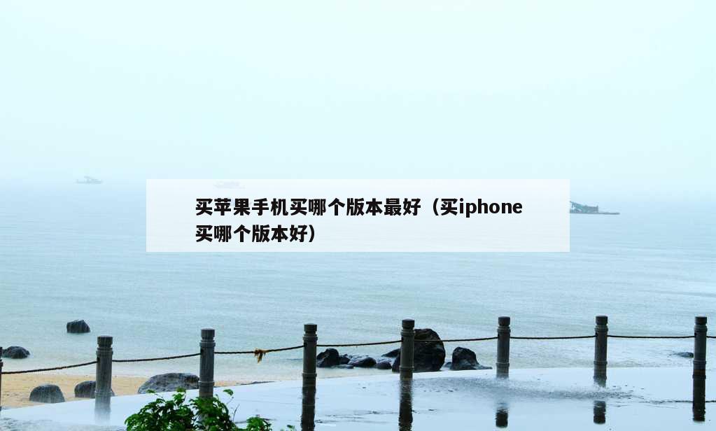 买苹果手机买哪个版本最好（买iphone买哪个版本好）