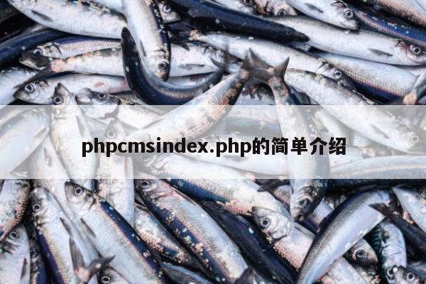 phpcmsindex.php的简单介绍