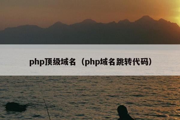 php顶级域名（php域名跳转代码）