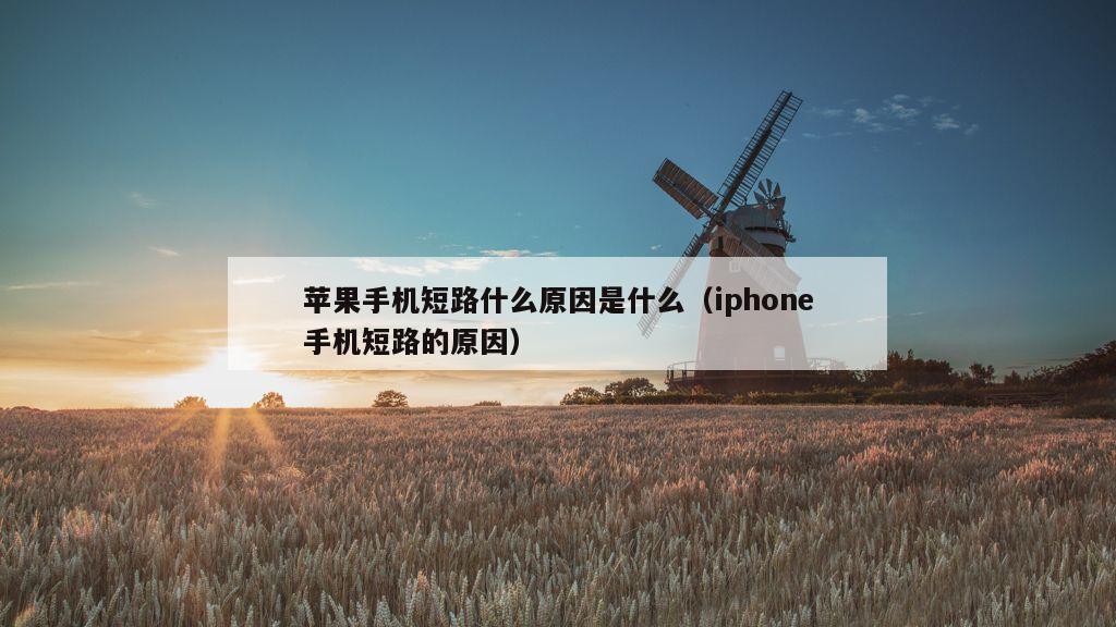 苹果手机短路什么原因是什么（iphone手机短路的原因）