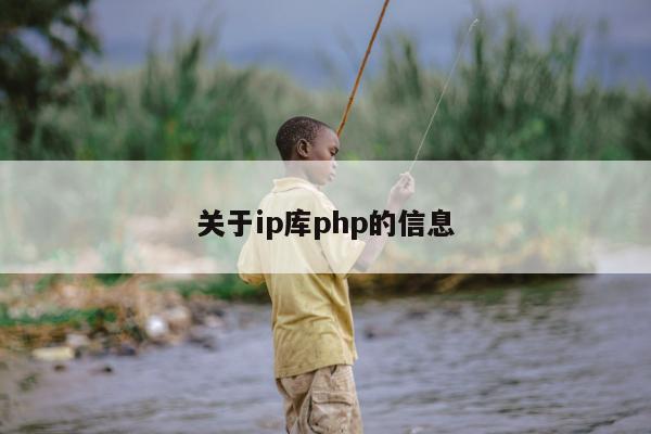 关于ip库php的信息