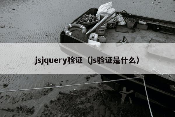 jsjquery验证（js验证是什么）