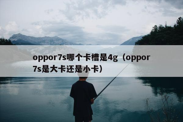 oppor7s哪个卡槽是4g（oppor7s是大卡还是小卡）