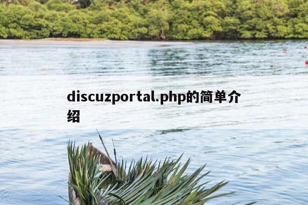 discuzportal.php的简单介绍