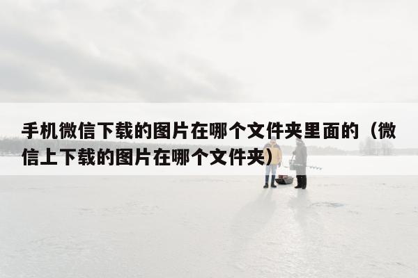 手机微信下载的图片在哪个文件夹里面的（微信上下载的图片在哪个文件夹）