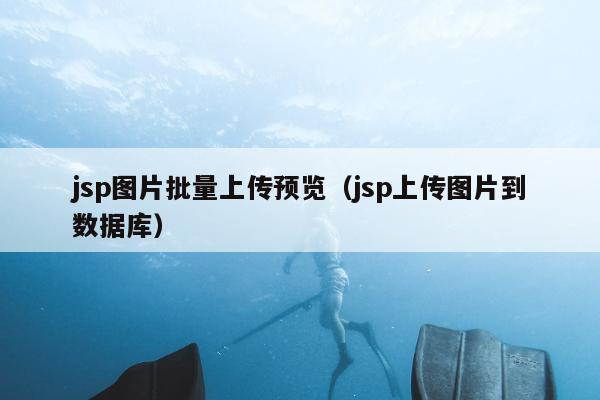 jsp图片批量上传预览（jsp上传图片到数据库）