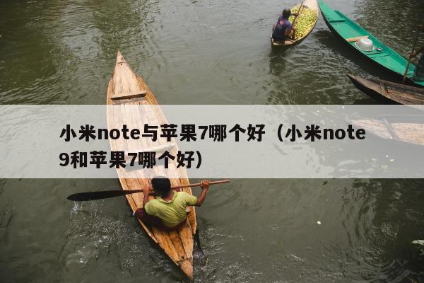 小米note与苹果7哪个好（小米note9和苹果7哪个好）