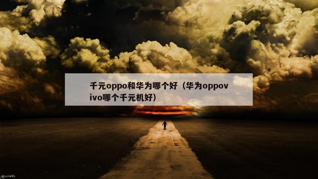 千元oppo和华为哪个好（华为oppovivo哪个千元机好）