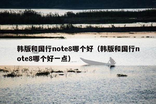 韩版和国行note8哪个好（韩版和国行note8哪个好一点）