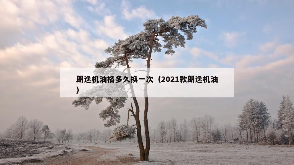 朗逸机油格多久换一次（2021款朗逸机油）