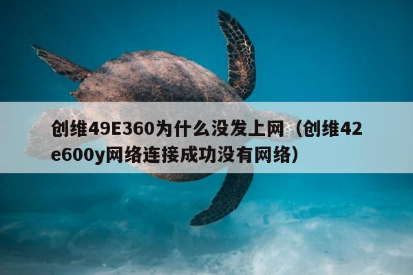 创维49E360为什么没发上网（创维42e600y网络连接成功没有网络）