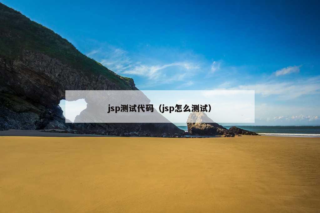 jsp测试代码（jsp怎么测试）