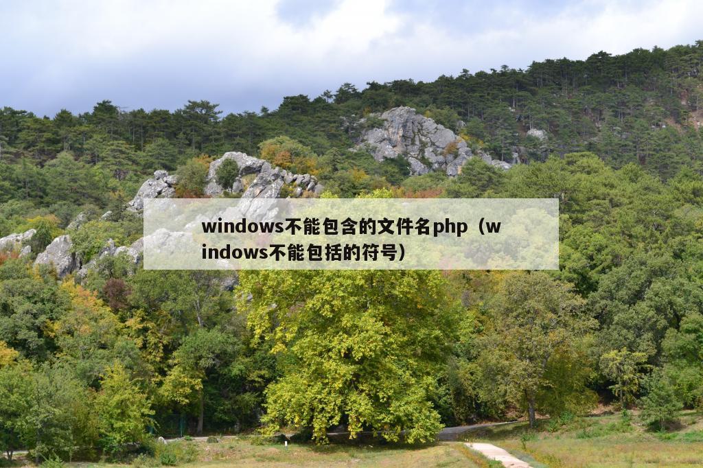 windows不能包含的文件名php（windows不能包括的符号）