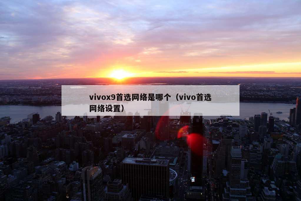 vivox9首选网络是哪个（vivo首选网络设置）