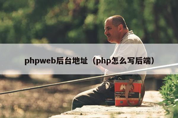 phpweb后台地址（php怎么写后端）