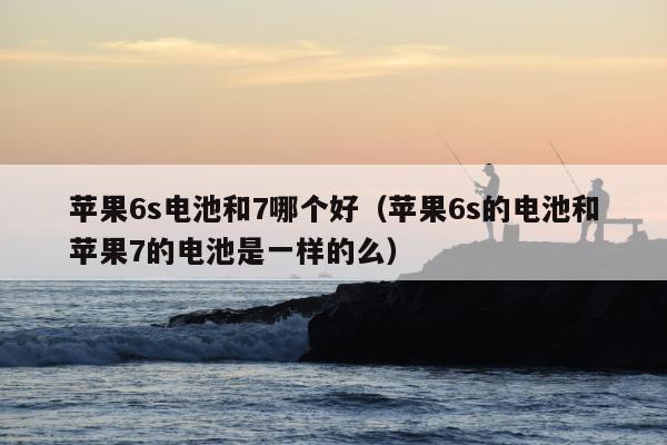 苹果6s电池和7哪个好（苹果6s的电池和苹果7的电池是一样的么）