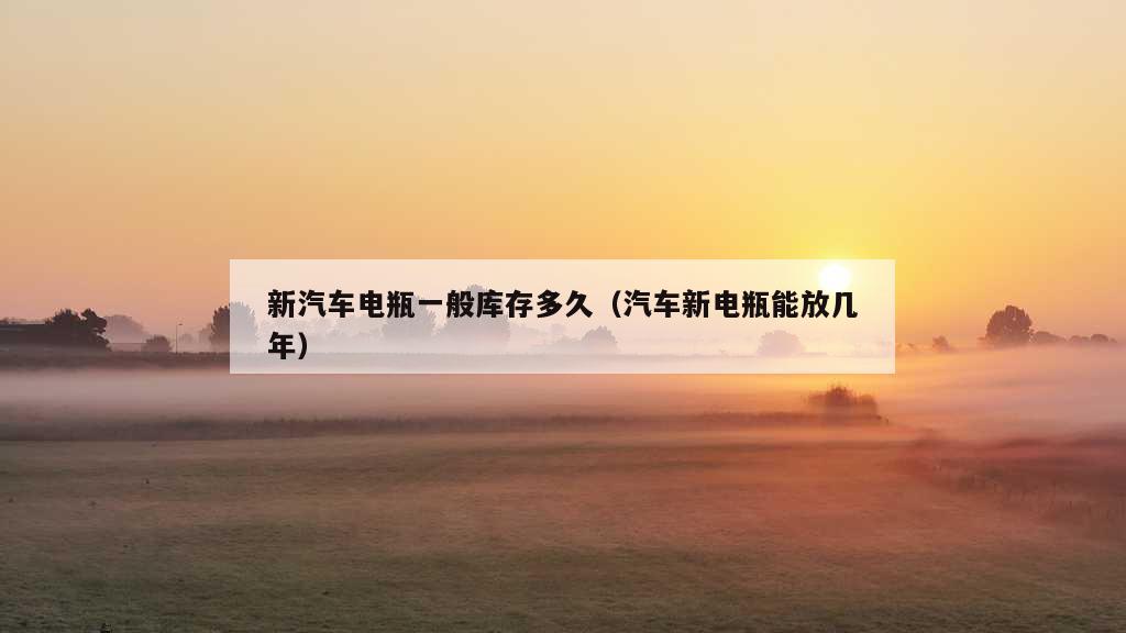 新汽车电瓶一般库存多久（汽车新电瓶能放几年）