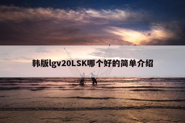 韩版lgv20LSK哪个好的简单介绍