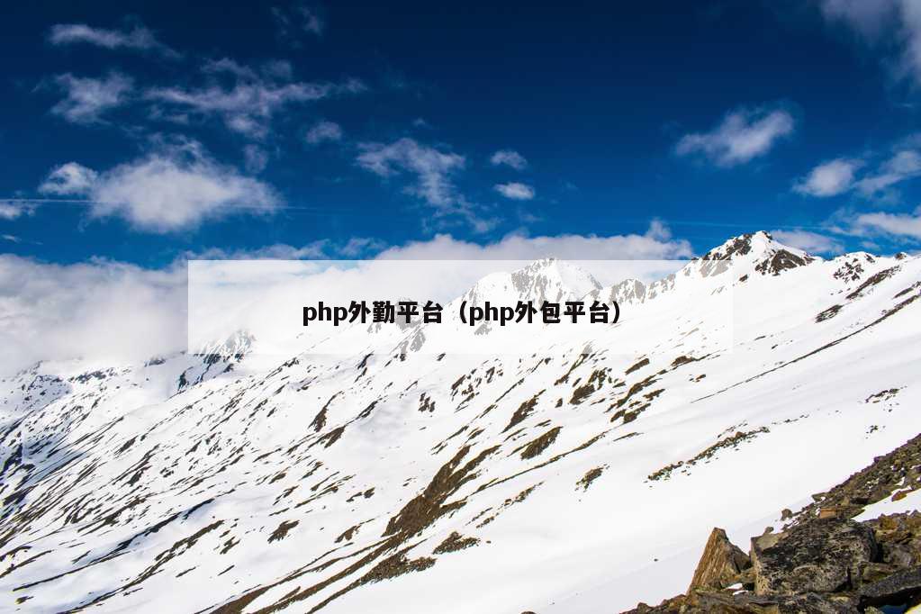 php外勤平台（php外包平台）