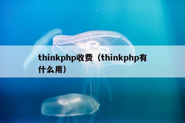 thinkphp收费（thinkphp有什么用）