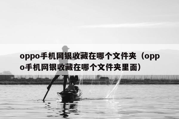 oppo手机网银收藏在哪个文件夹（oppo手机网银收藏在哪个文件夹里面）