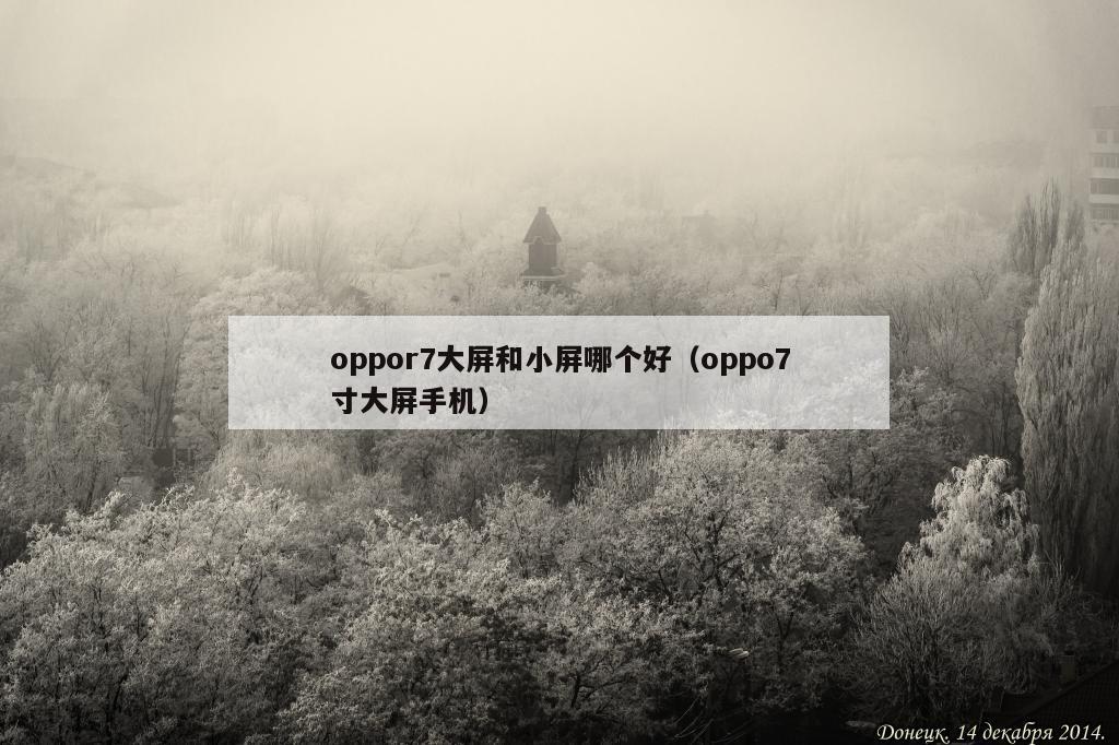 oppor7大屏和小屏哪个好（oppo7寸大屏手机）