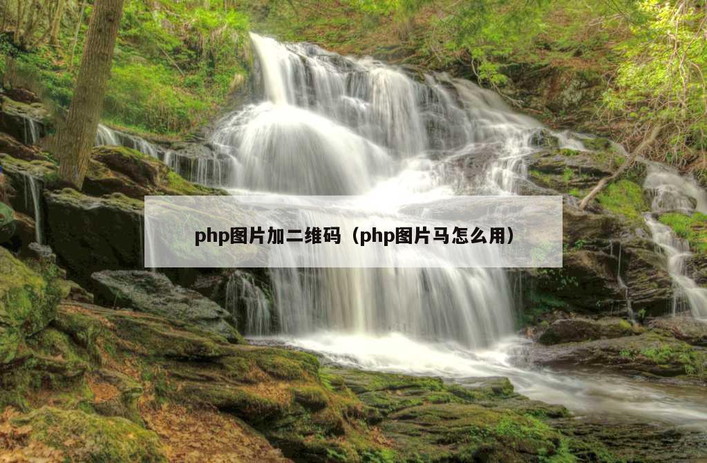 php图片加二维码（php图片马怎么用）