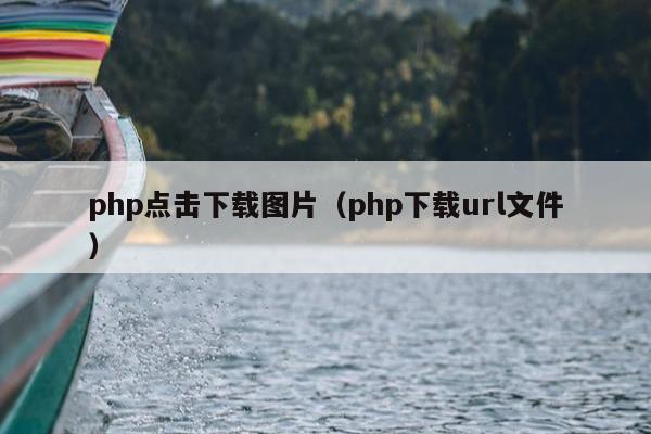 php点击下载图片（php下载url文件）