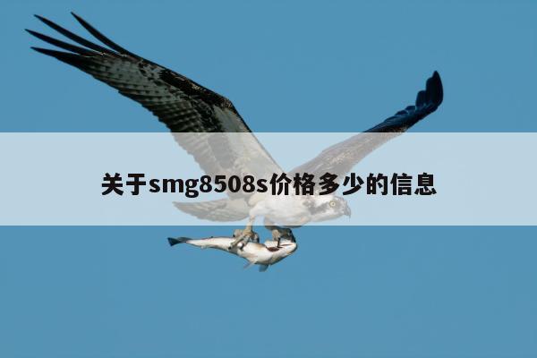 关于smg8508s价格多少的信息