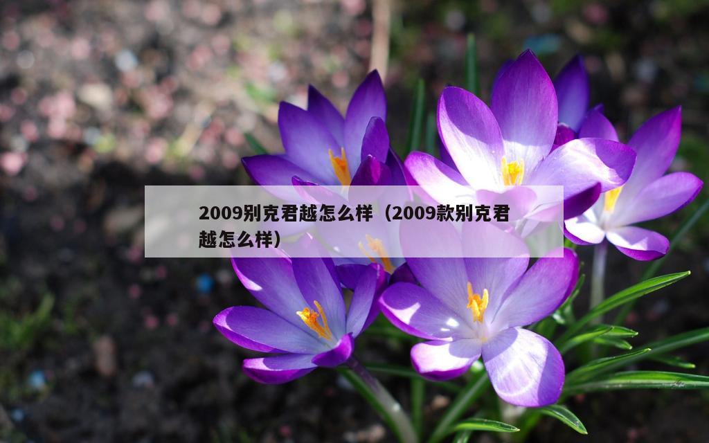 2009别克君越怎么样（2009款别克君越怎么样）