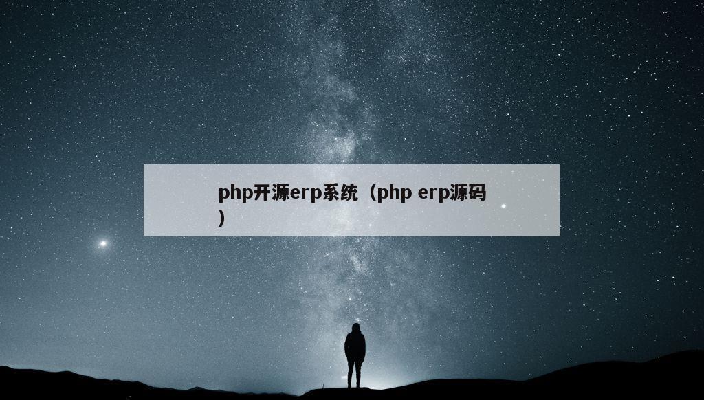 php开源erp系统（php erp源码）